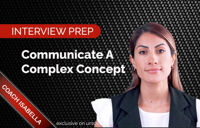 Communicate A Complex Concept