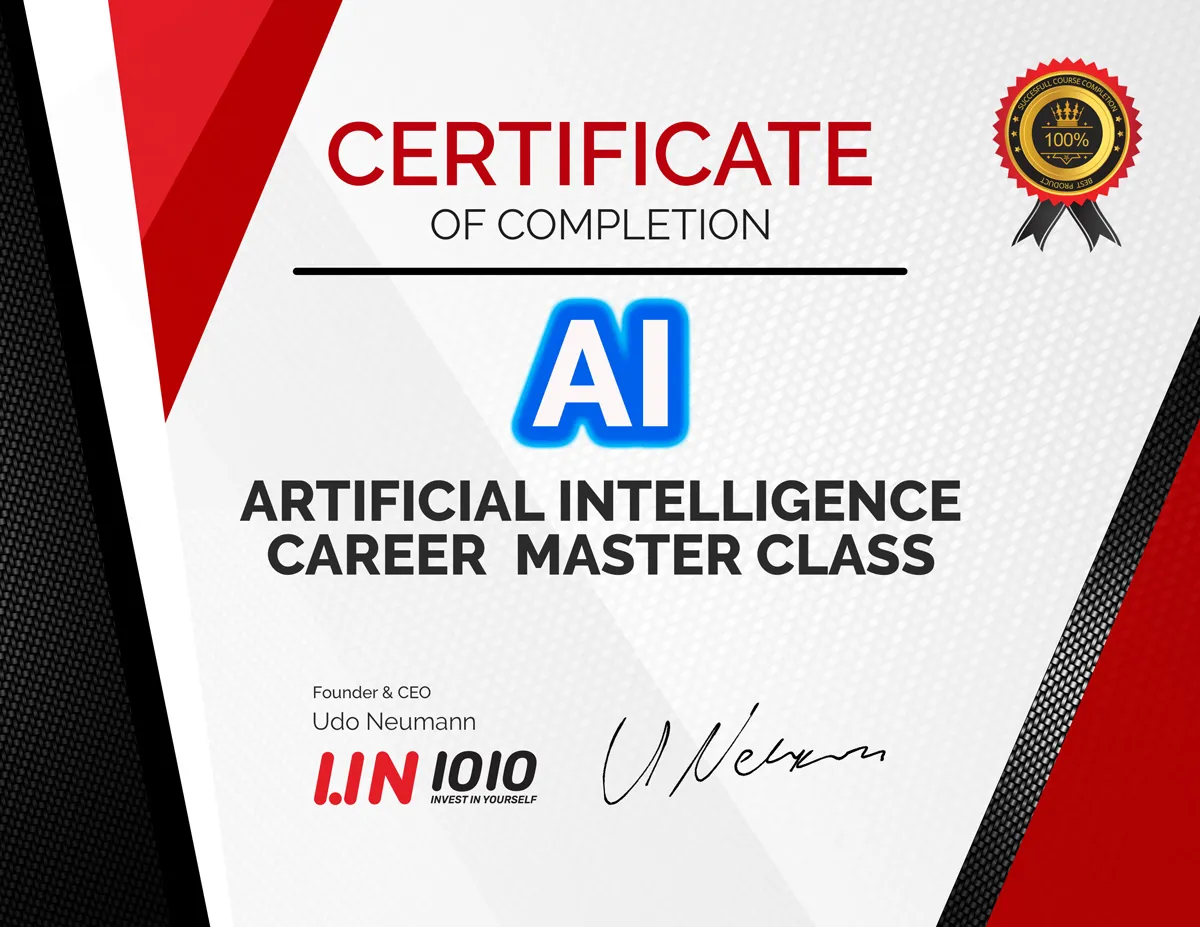 Certificate of Completion - AI Careeer Master Class